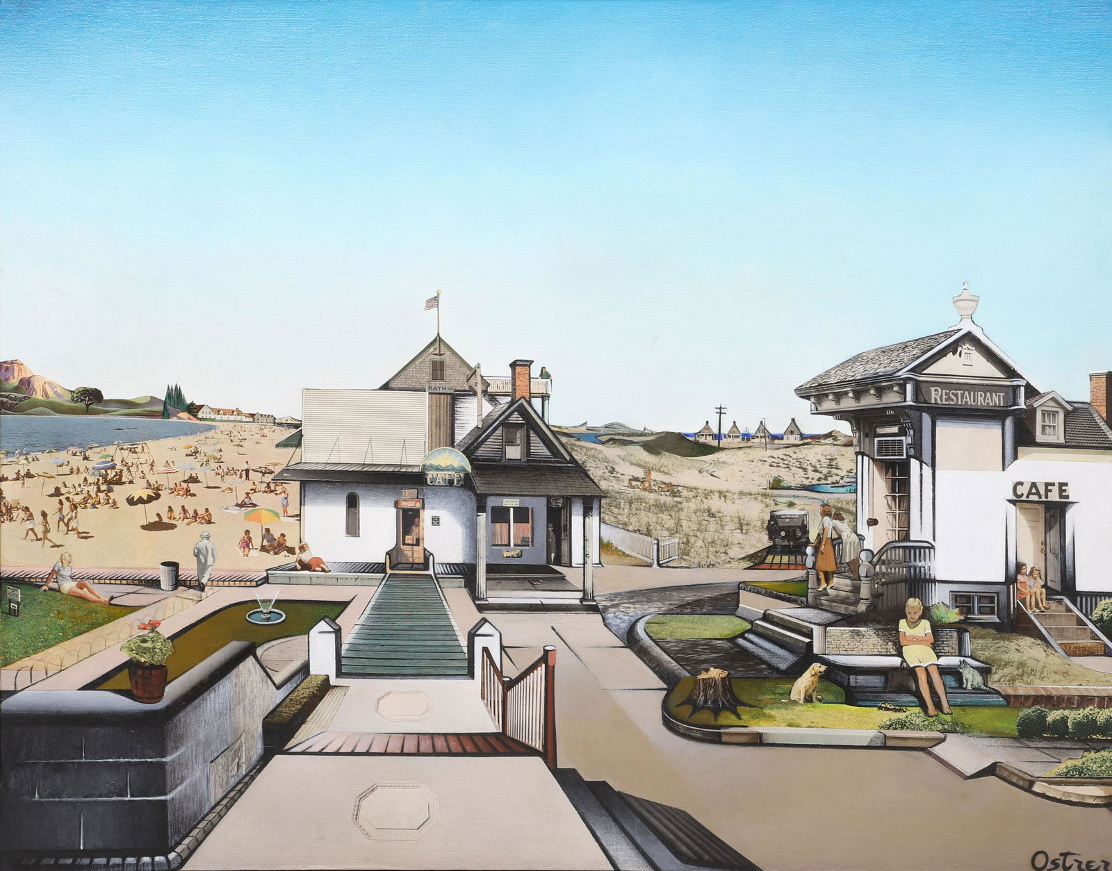 Mort Ostrer "On the Beach" (1 of 5)