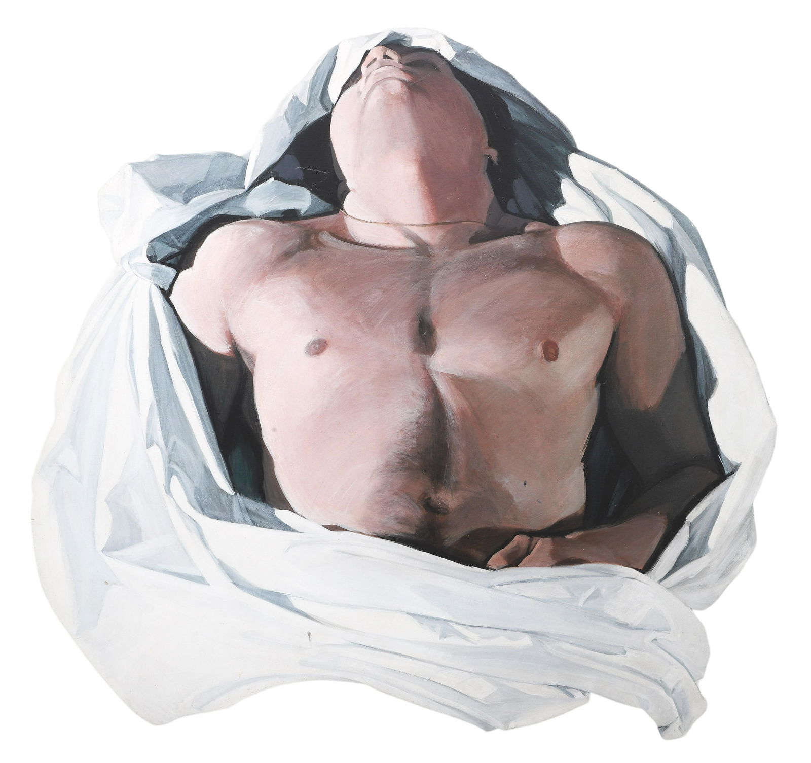 Shozo Nagano Large Painting "Torso" (1 of 7)