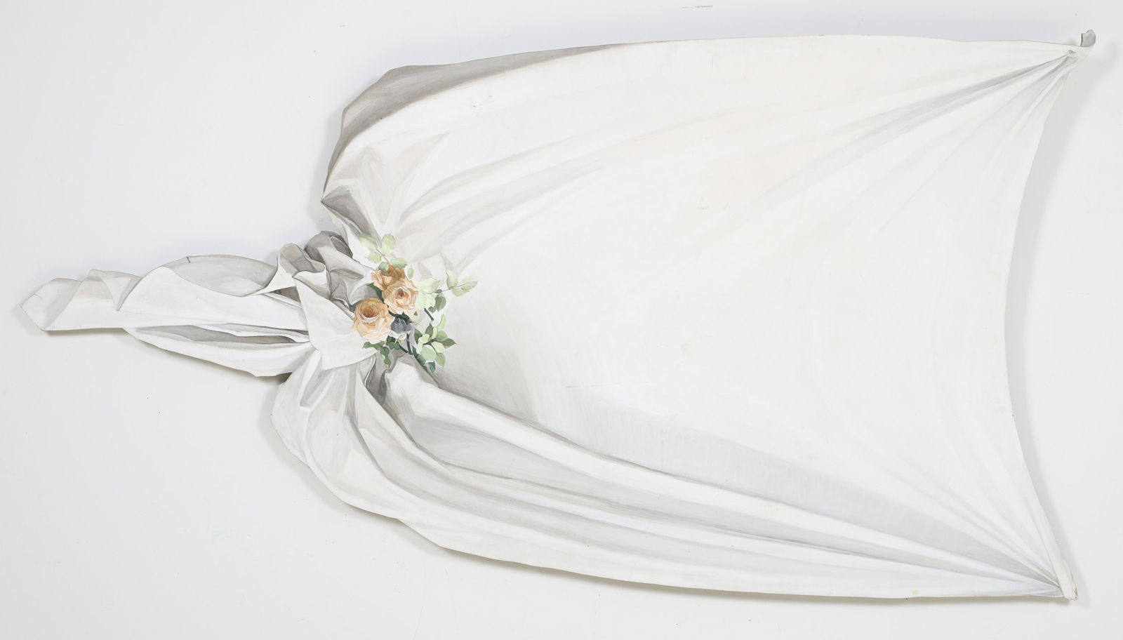 Shozo Nagano Large Painting "Drape & Roses" (1 of 14)