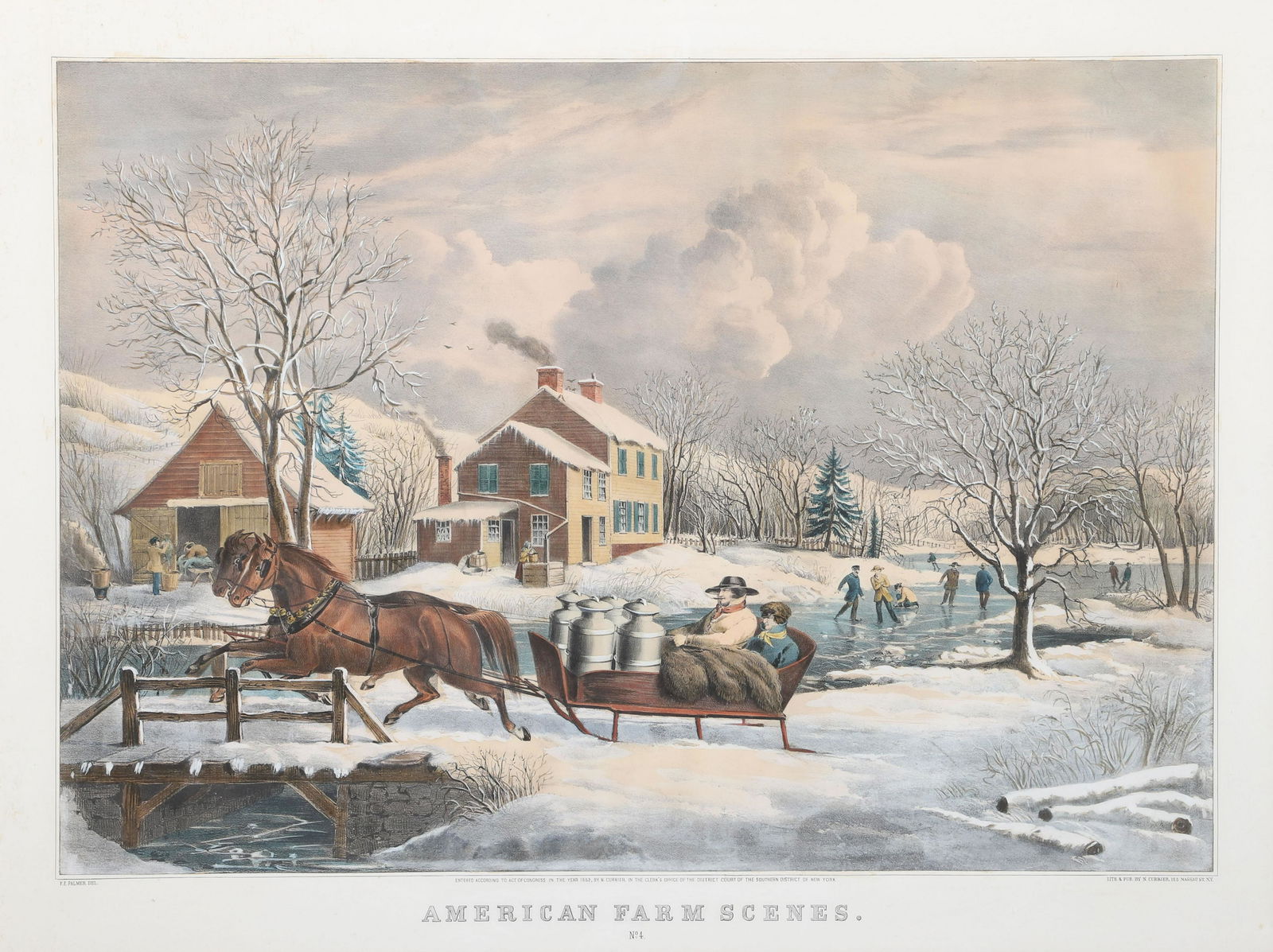 N Currier "American Farm Scenes" (1 of 6)