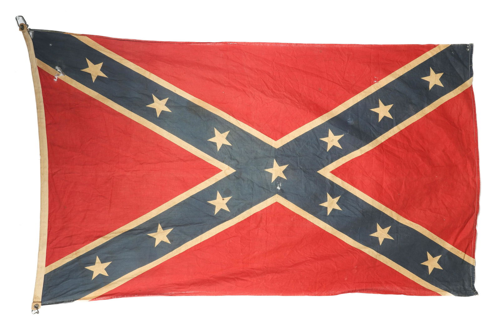 A Printed Cotton 13 Star Confederate Flag (1 of 5)