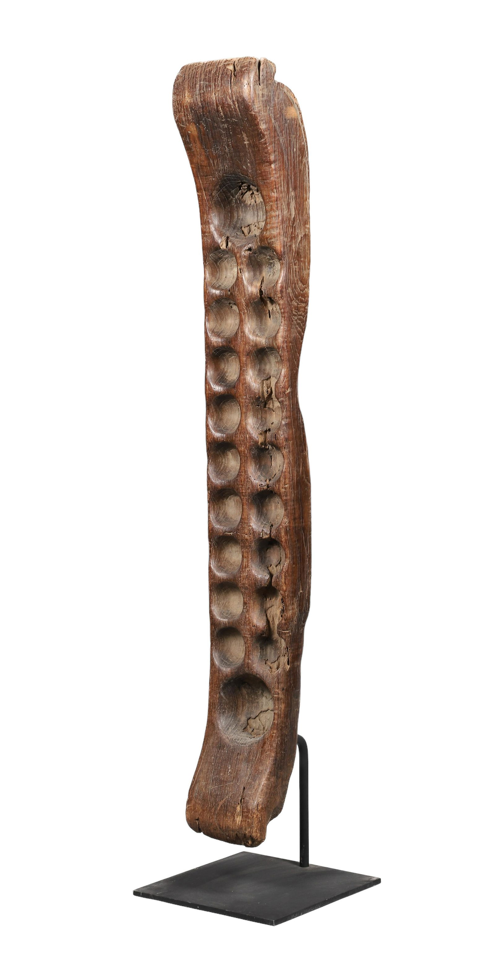 An African Game Board on Stand (1 of 4)