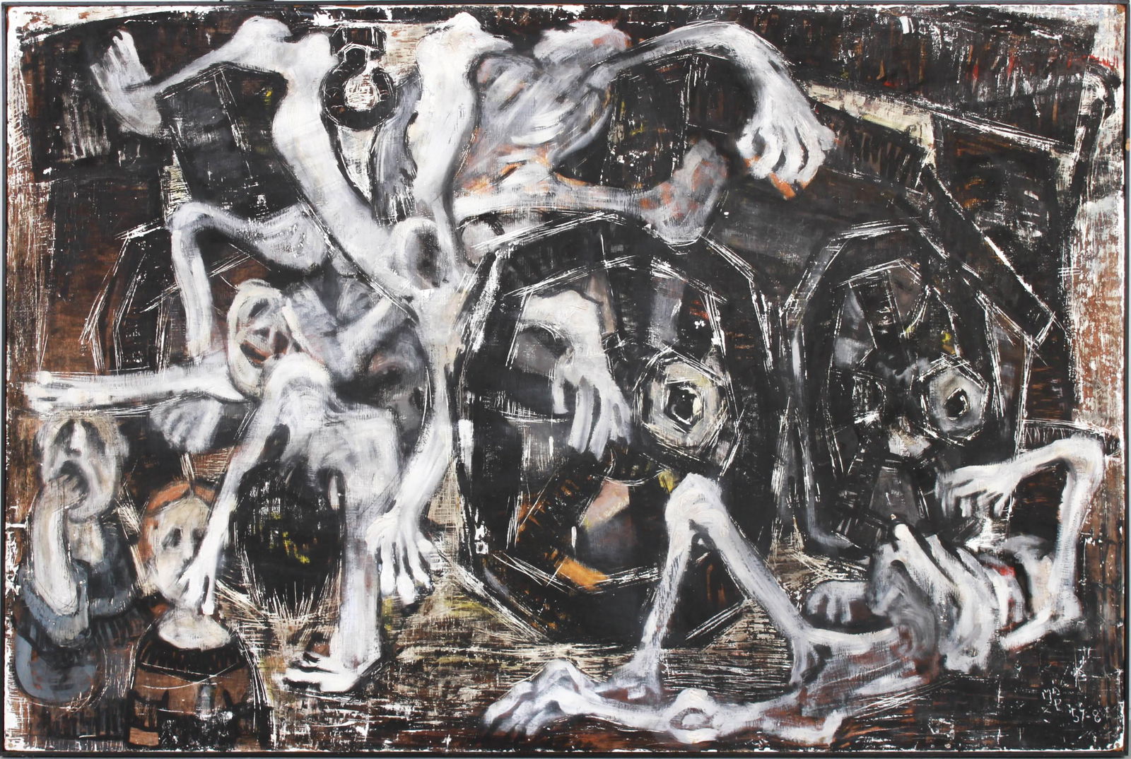 Morris Blackman 1958 Expressionist Dreamscape (1 of 4)