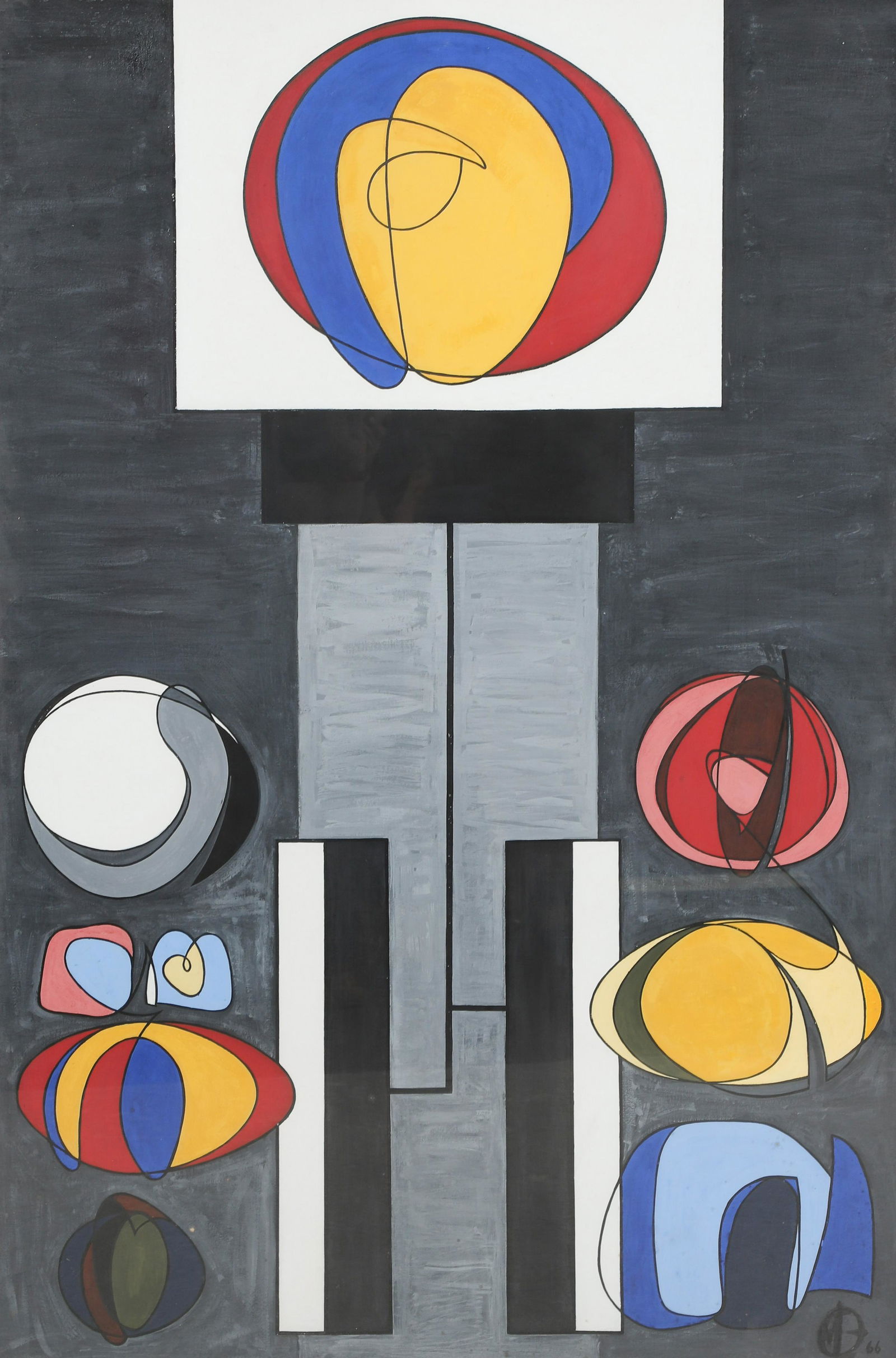 Morris Blackman Large Biomorphic Abstract (1 of 8)