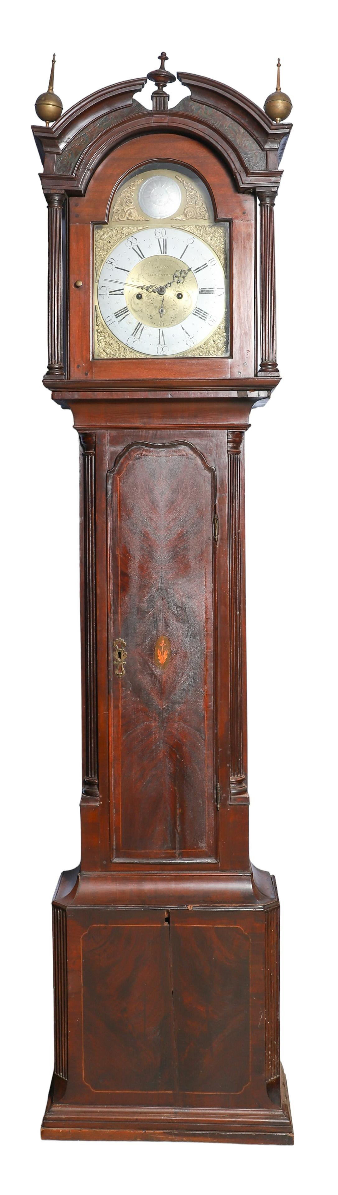 Georgian Mahogany Tall Case Clock (1 of 12)