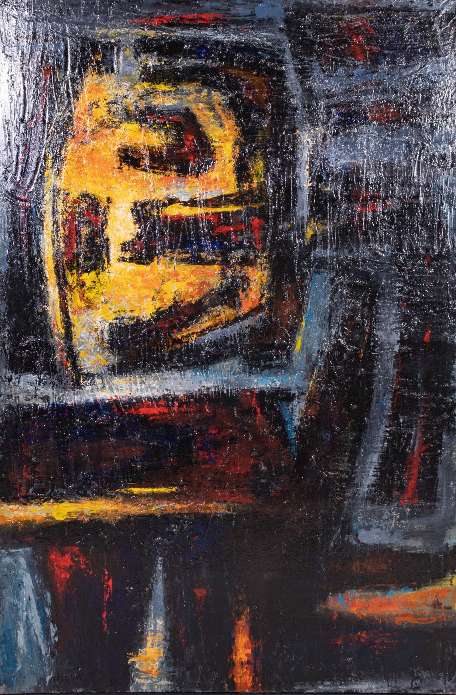 Morris Blackman Abstract Expressionist Painting (1 of 4)