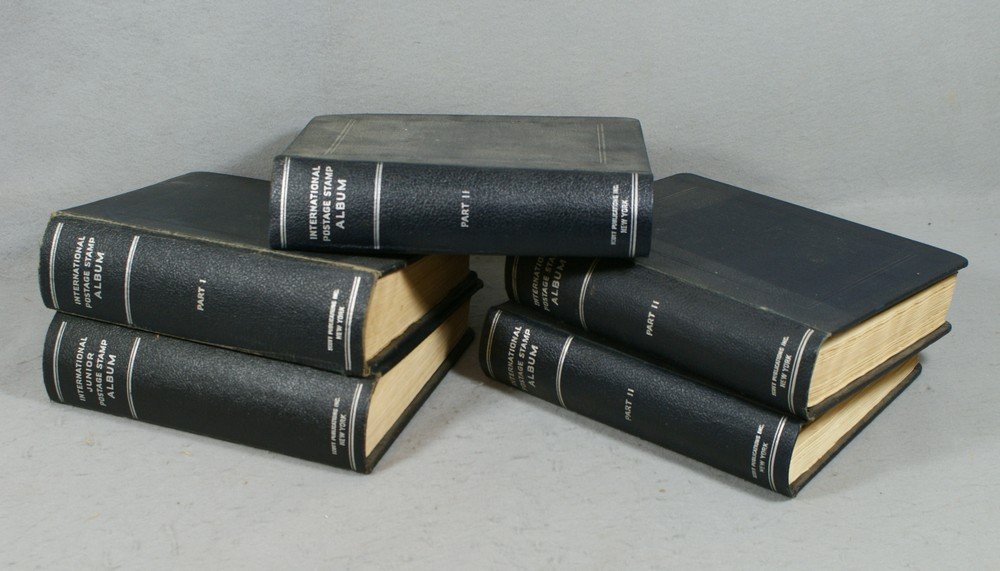 Lovely worldwide collection of 1000's used/unused: Lovely worldwide collection of 1000's used/unused in 5 Scott International albums. (2) volumes of 1840-1940 issues contain the majority of stamps with just a scattering in (2) volumes 1941-1949 pages 