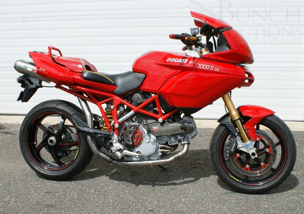 2006 Multistrada DS 1000s, Ohlins suspension front: 2006 Multistrada DS 1000s, Ohlins suspension front and rear, Ducati performance clutch, spring steel lined aluminum clutch basket, Rizoma controls, Rizoma grips and bar weights, Ferracci titanium exha