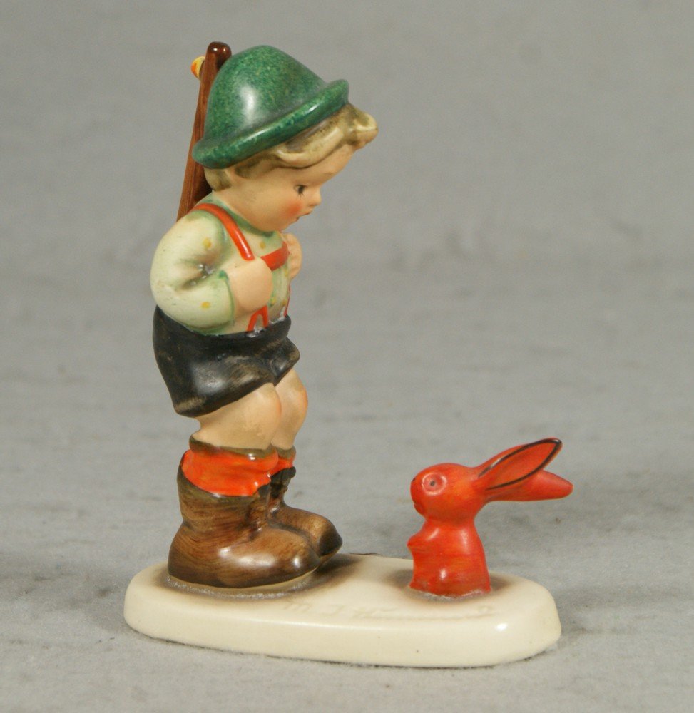 Hummel figurine, "Sensitive Hunter", no 6, TM 2 F: Hummel figurine, "Sensitive Hunter", no 6, TM 2 Full Bee, 4-3/4" high, no visible defects