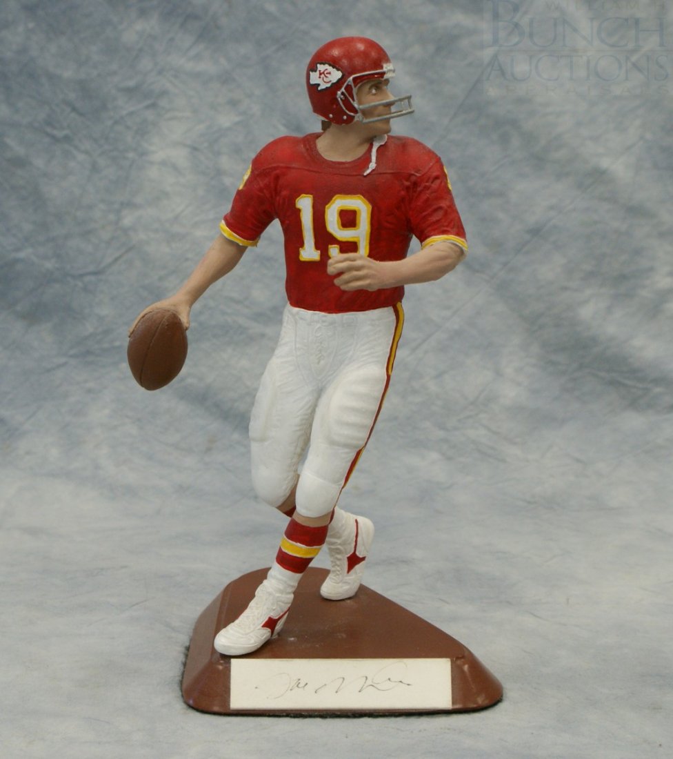 Joe Montana, Salvino limited edition football fig: Joe Montana, Salvino limited edition football figurine 250/400, personally autographed, 9 1/2" tall