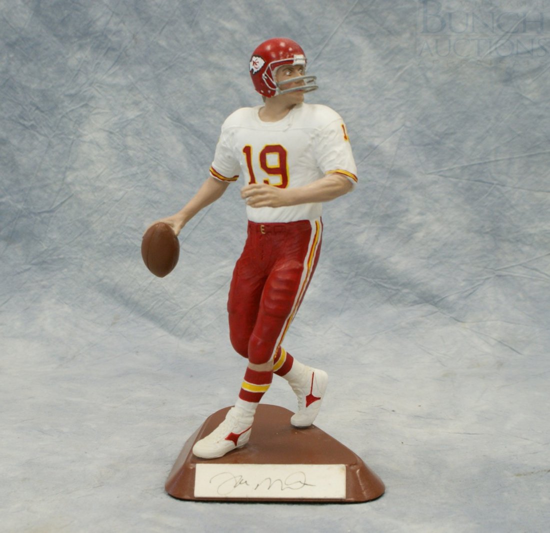 Joe Montana, Salvino limited edition football fig: Joe Montana, Salvino limited edition football figurine 237/CC, personally autographed, 10" tall