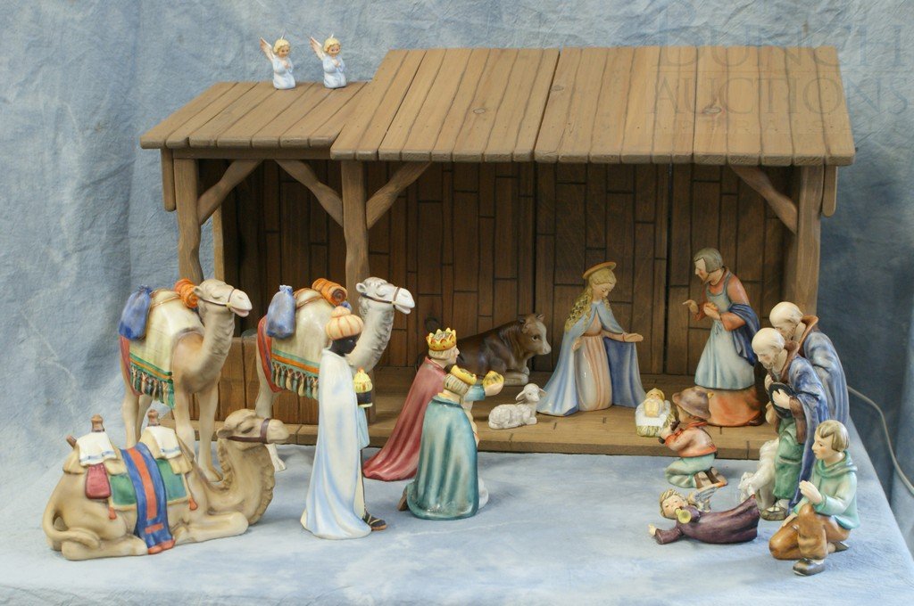 3156A: 20-Piece Hummel Nativity Set with lighted stable - Apr 24, 2012
