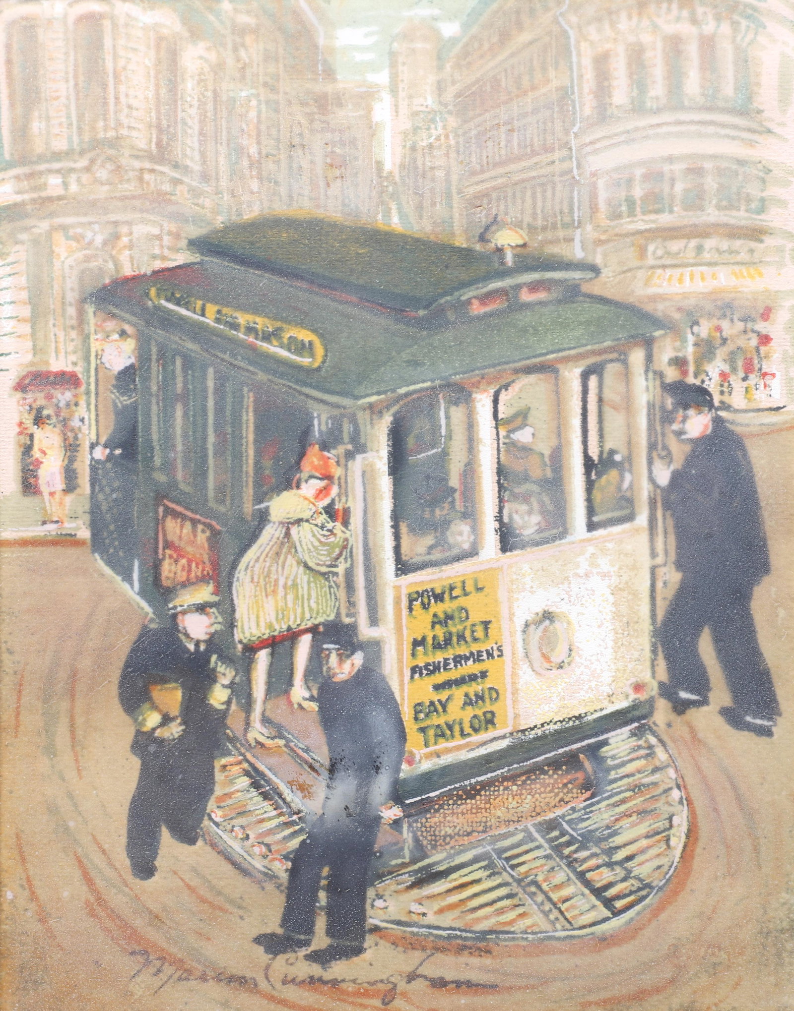 Marion Cunningham "San Francisco Cable Car" (1 of 4)
