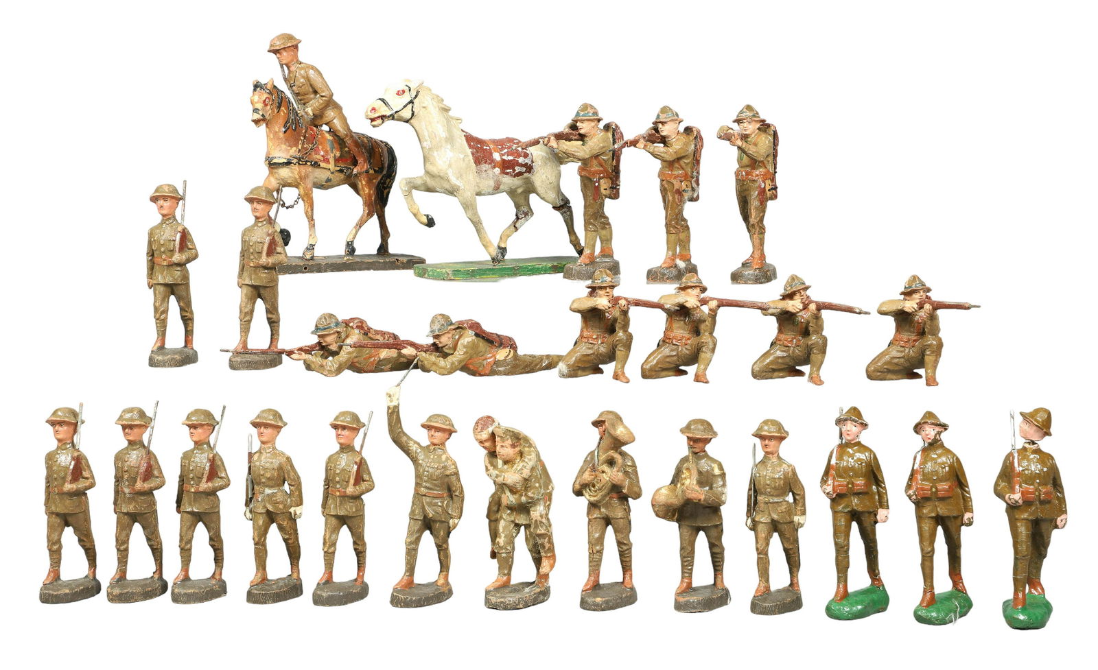 (25+) Elastolin WWI British Soldiers (1 of 9)
