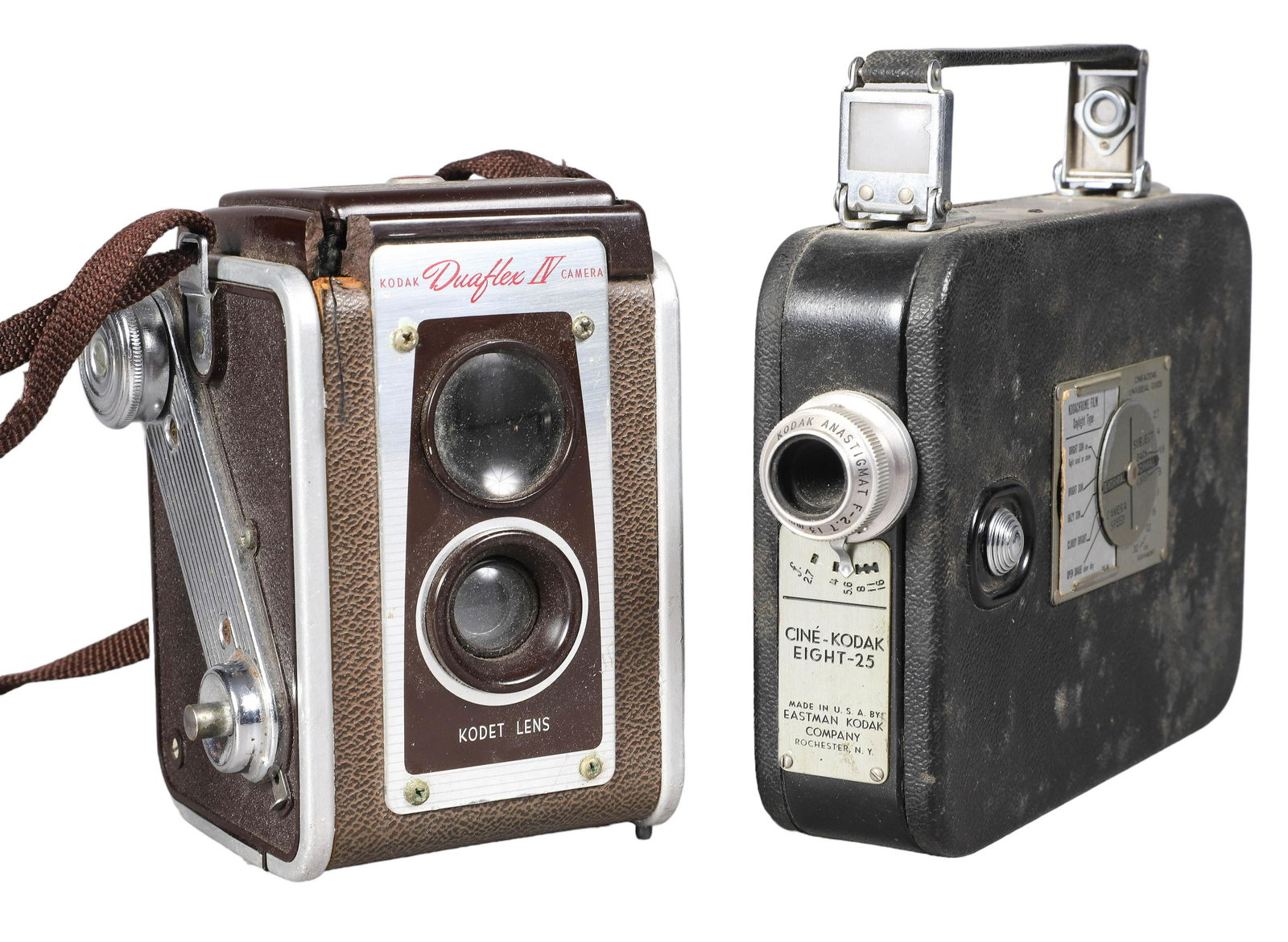 Kodak Duaflex Iv & Cinekodak Movie Cameras Auction