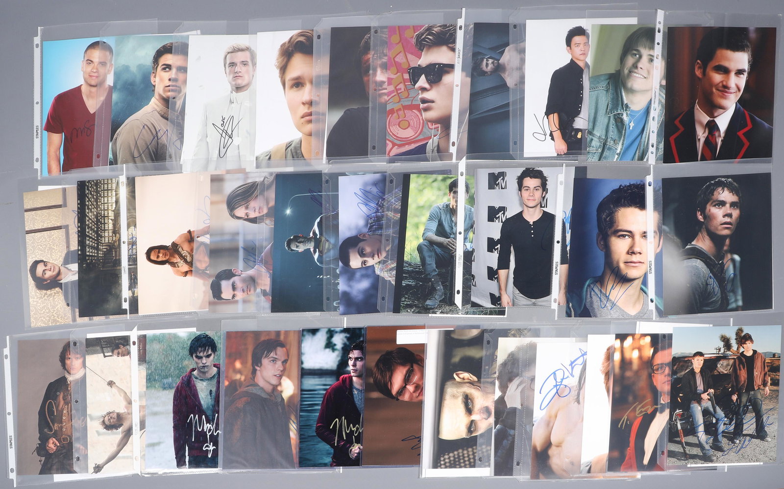 (30) Younger Actor Signed Photographs (1 of 3)