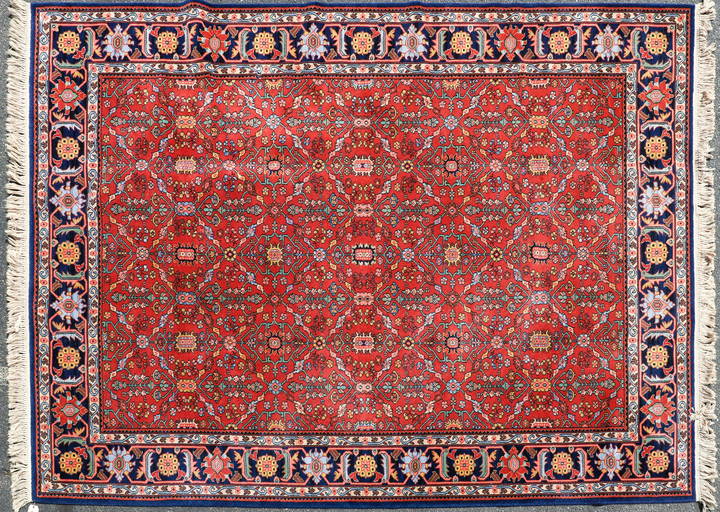 8'8" X 14'1" Indo Persian Rug