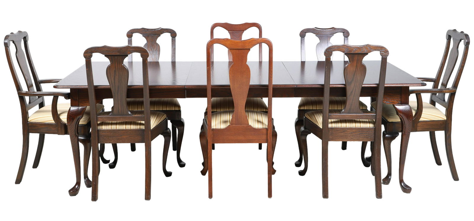 (9) pc Pennsylvania House Queen Anne style cherry dining set (1 of 8)