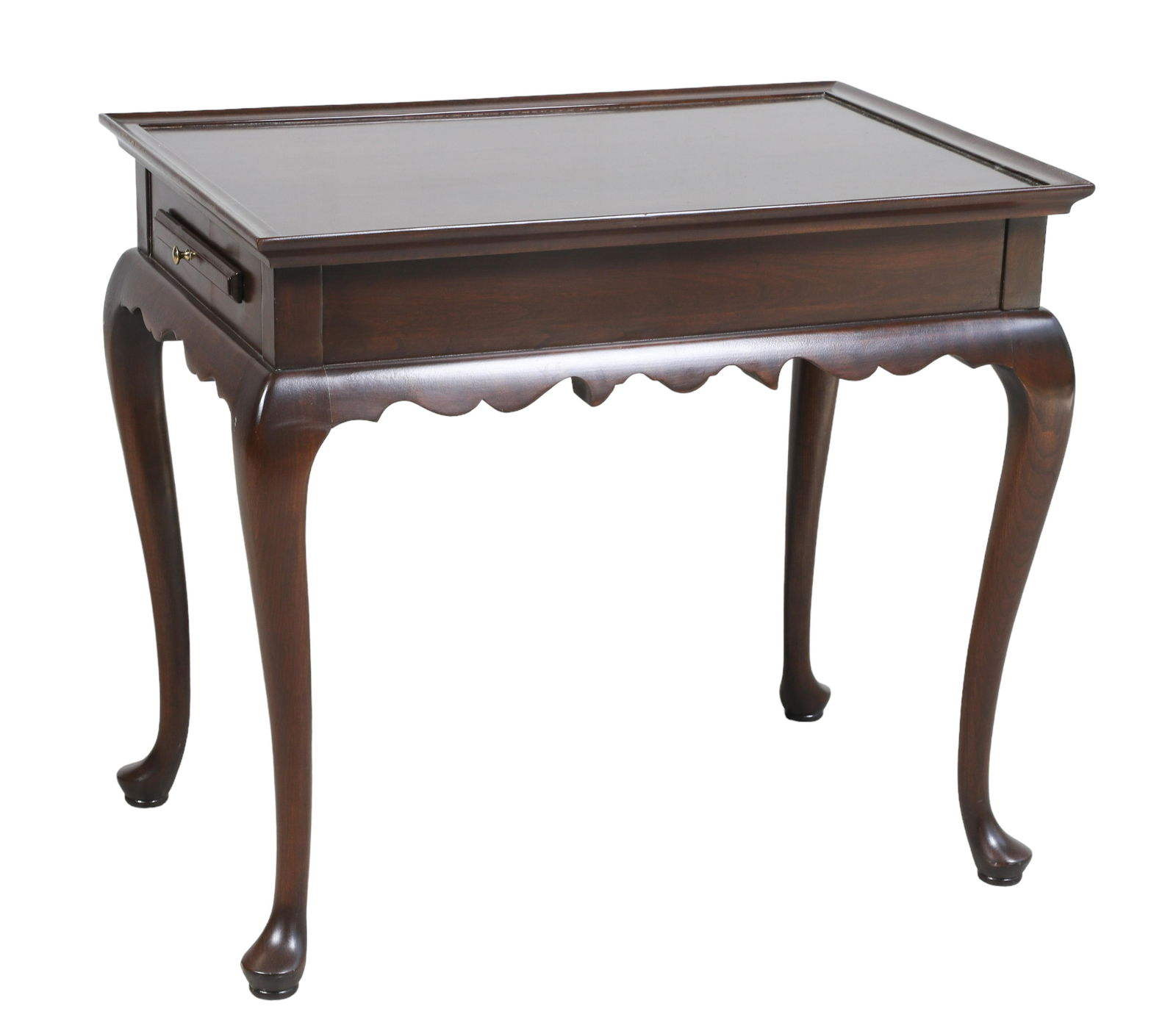 Queen Anne style mahogany tea table (1 of 3)