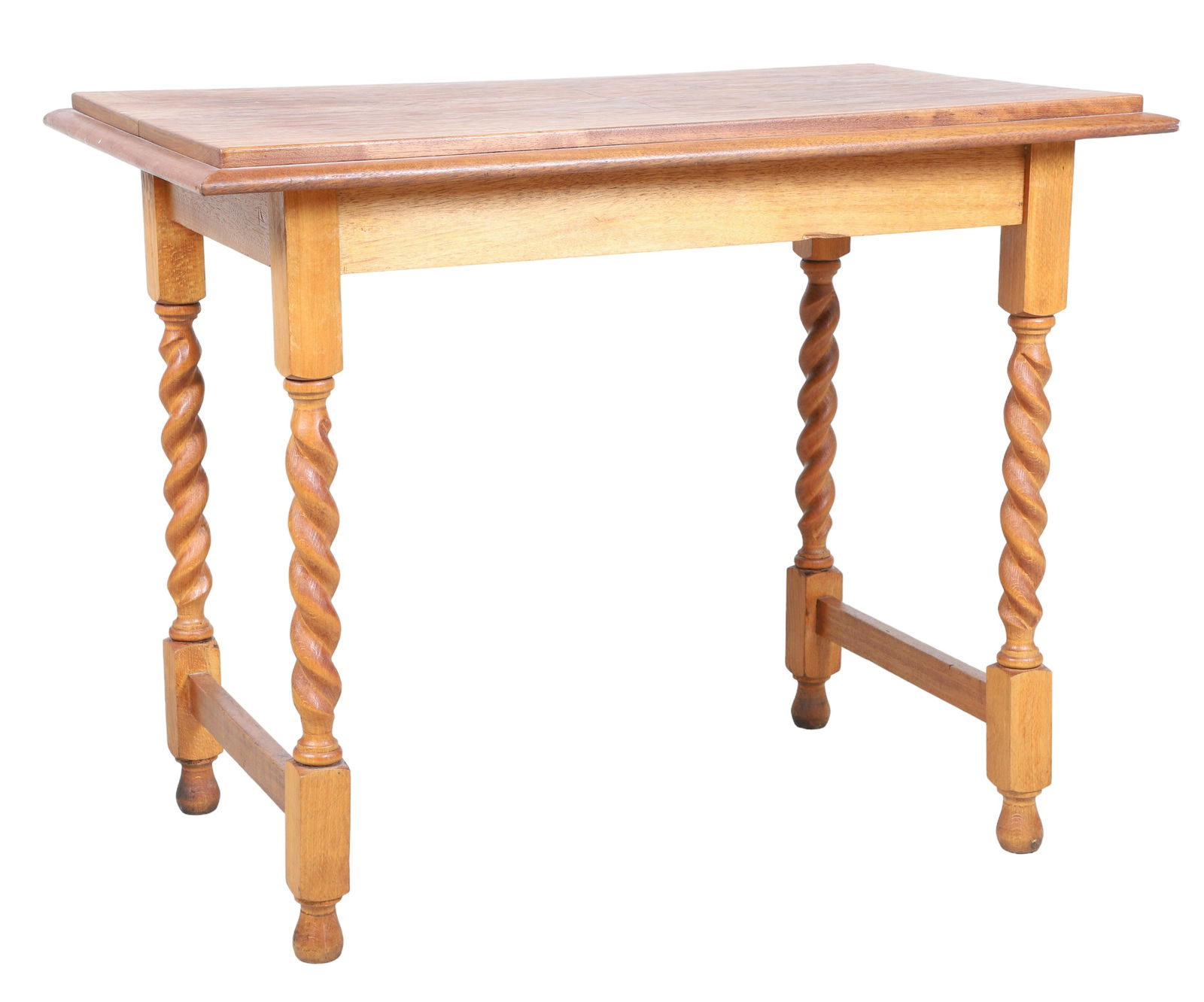 Walnut Barley twist console table (1 of 4)