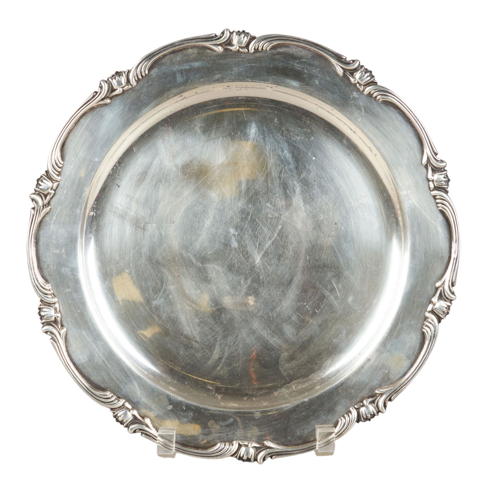 Camusso Peruvian Sterling Silver Scroll Edge Tray (1 of 3)