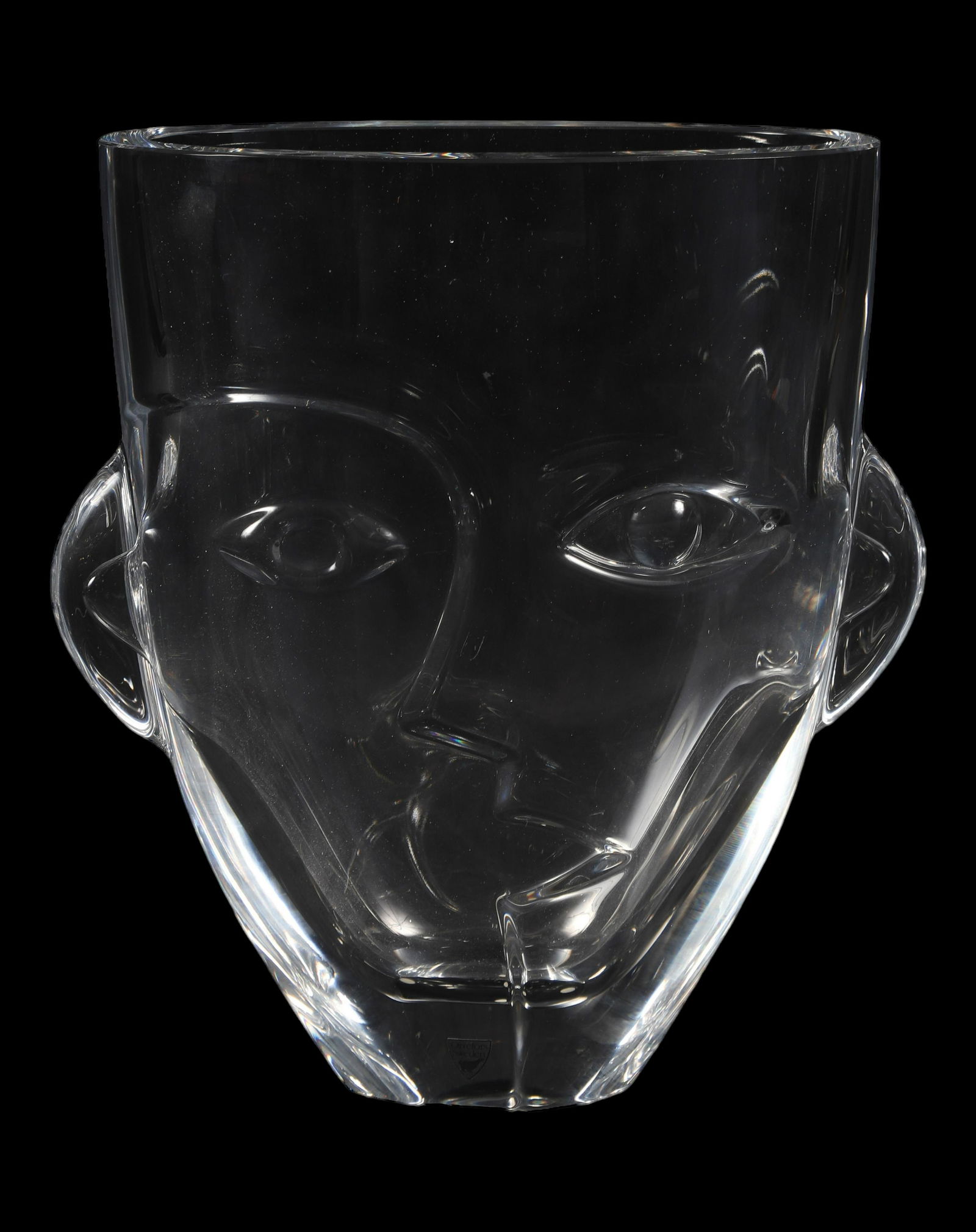 Orrefors Martti Rytkonen Ramses Glass Vase (1 of 4)