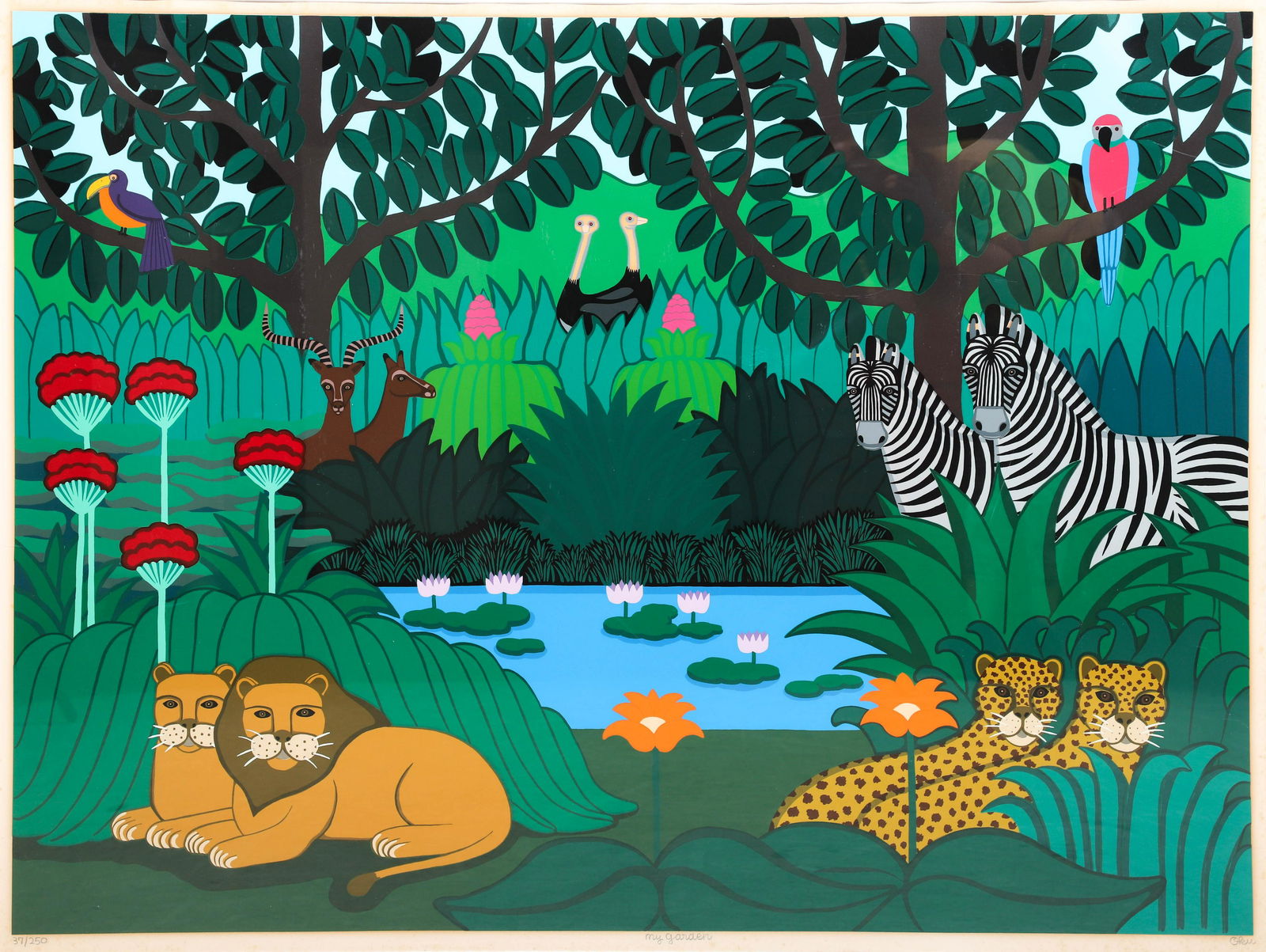 Oku Shigeo Okumura "My Garden" (1 of 3)