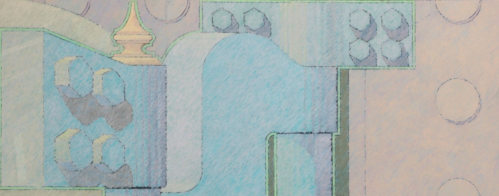 Hugh Kepets Abstract Architectural Drawing (1 of 5)