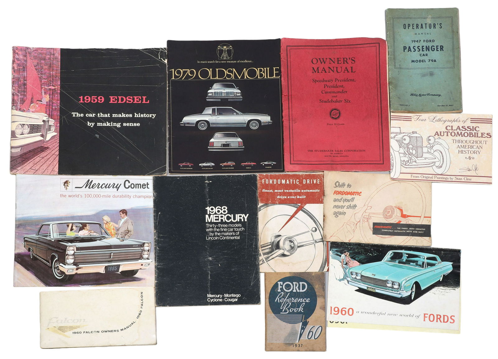 Lot of Vintage Automobile Ephemera (1 of 1)