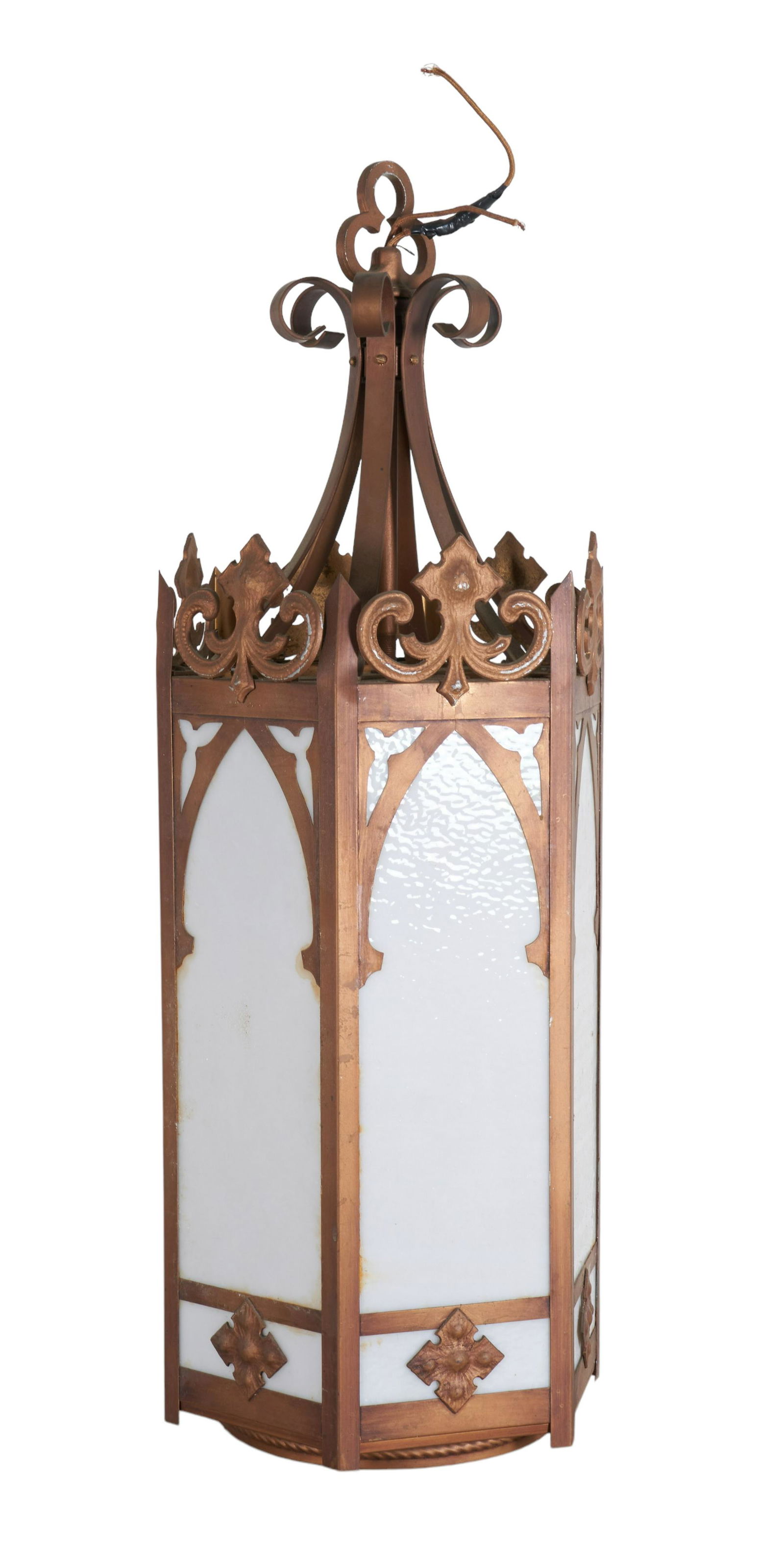 Hexagonal Gothic Light Fixture (1 of 2)