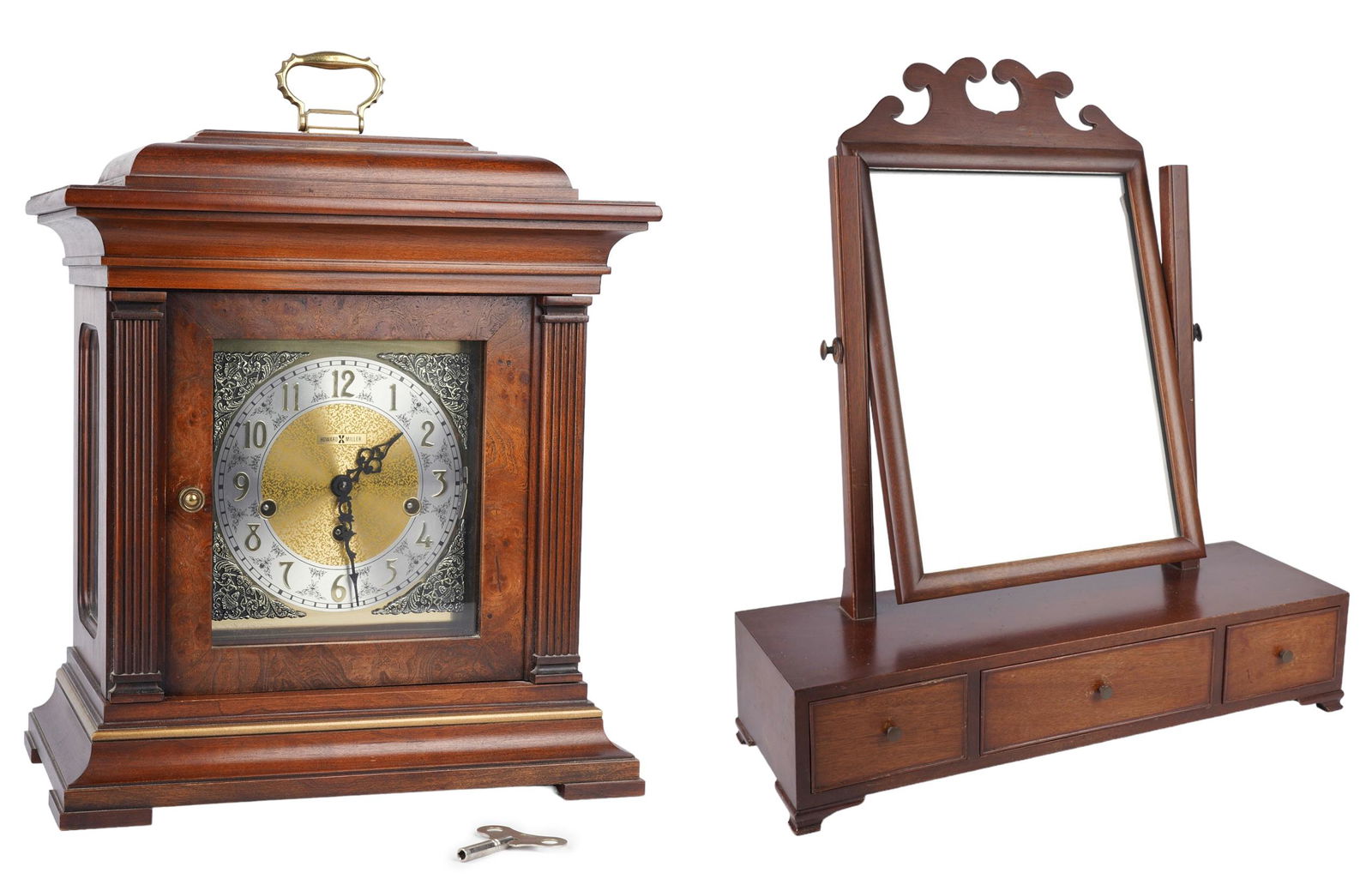 Howard Miller Mantle Clock and Shaving Stand (1 of 3)