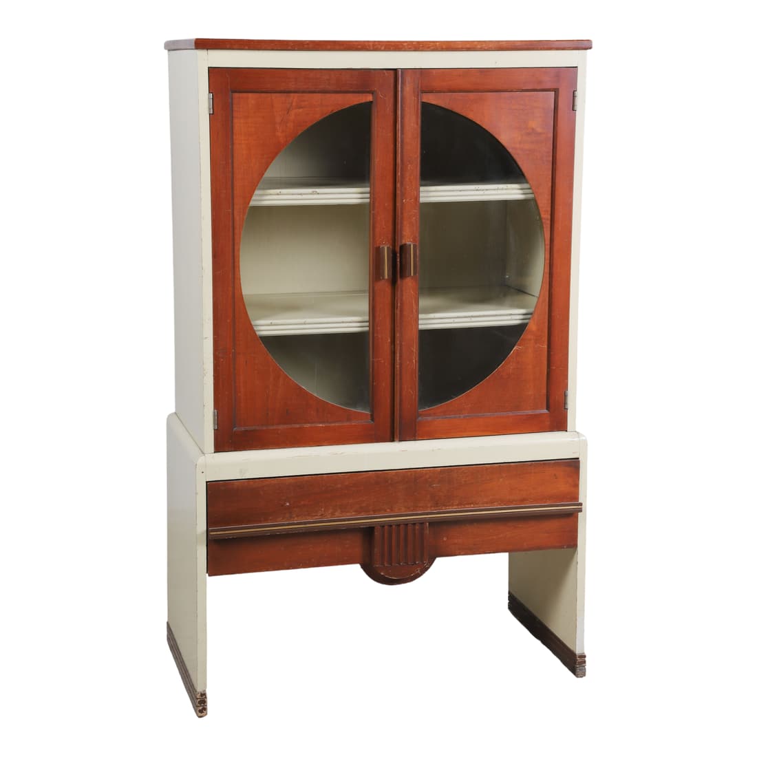 Deco style 2-door cabinet (1 of 3)