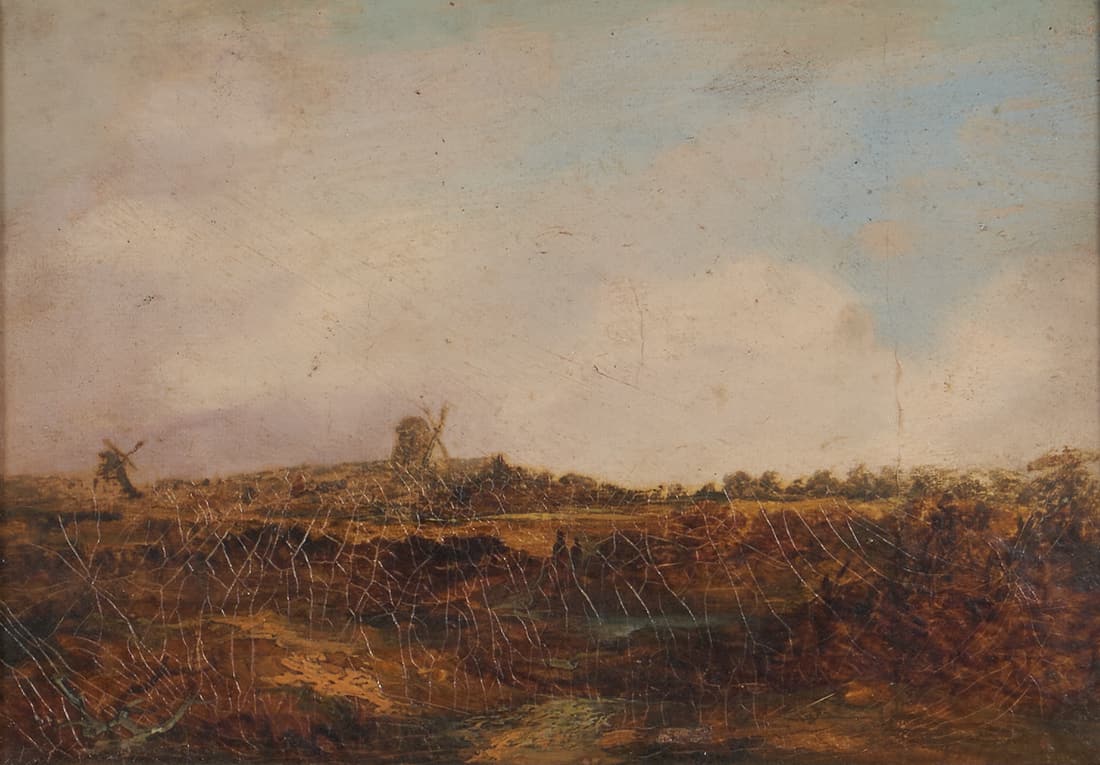 19th C Dutch School Landscape Painting (1 of 7)