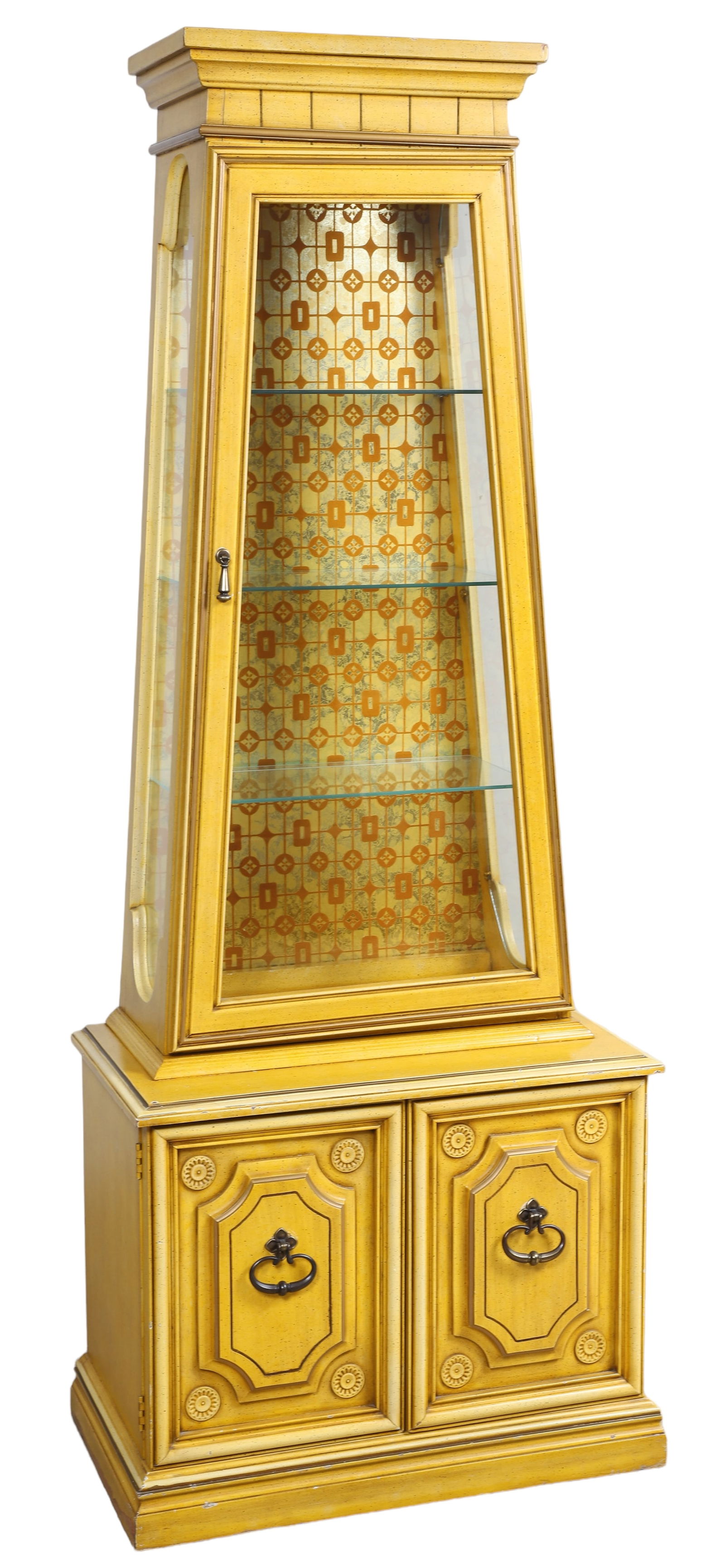 1-pc painted curio cabinet (1 of 2)