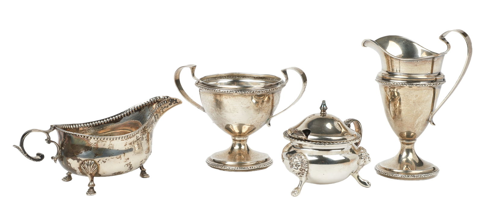 (4) Pcs Sterling Silver, 13.31 TO (1 of 5)