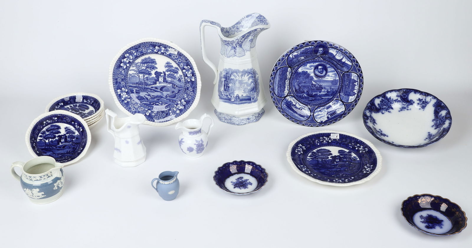 Ironstone and Porcelain Transfer and Style Lot (1 of 1)