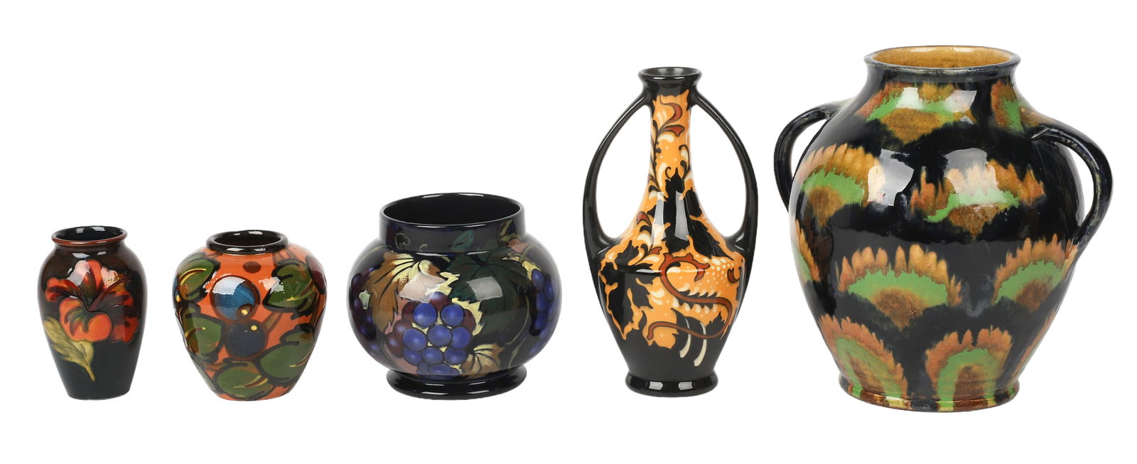 (5) Pcs Gouda and Style Pottery (1 of 5)