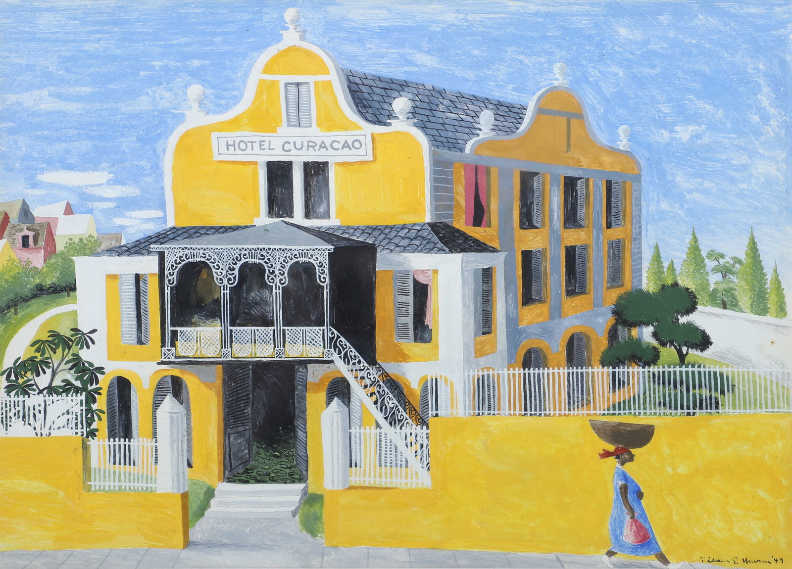 Richard Howard Painting "Hotel Curacao" (1 of 3)