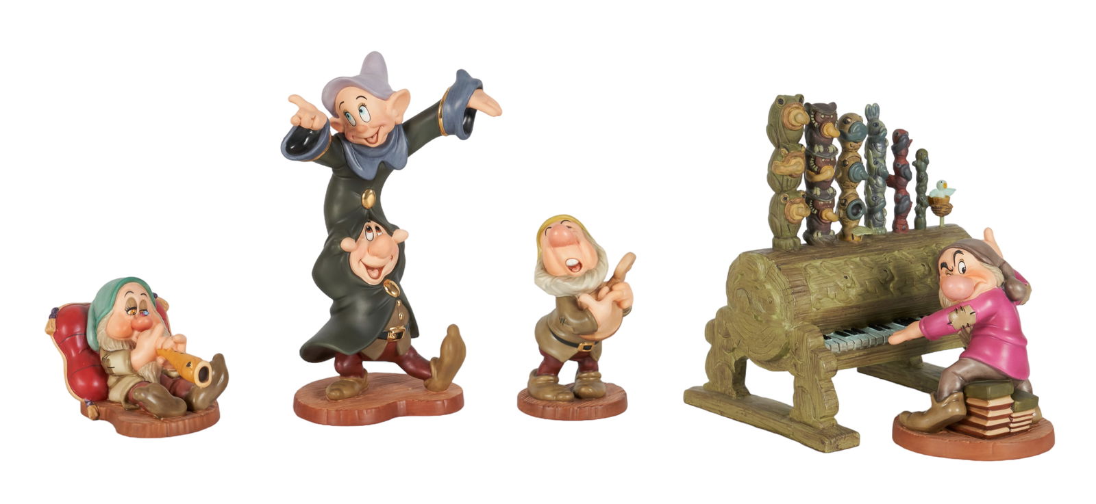 (4) Disney Classics Snow White Dwarfs Figures (1 of 7)