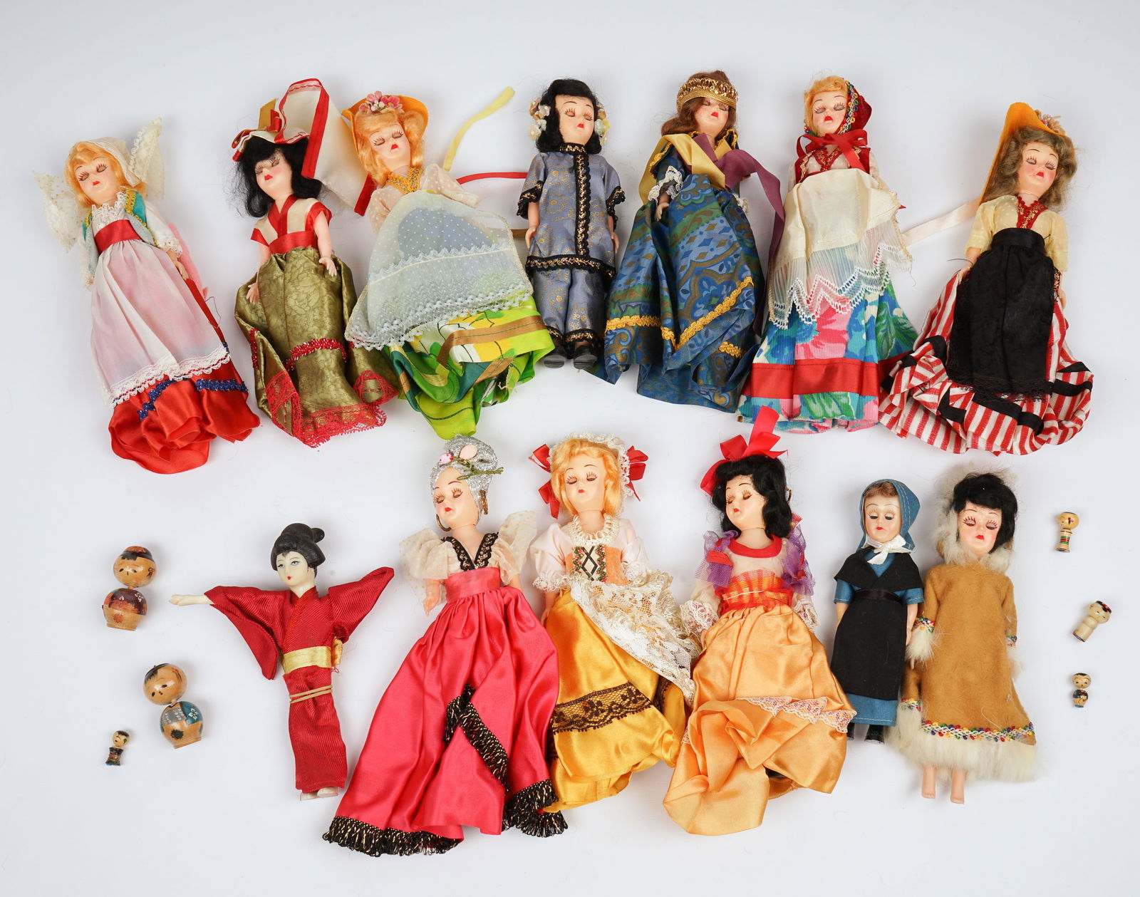 Large Lot of Dolls of the World (1 of 1)