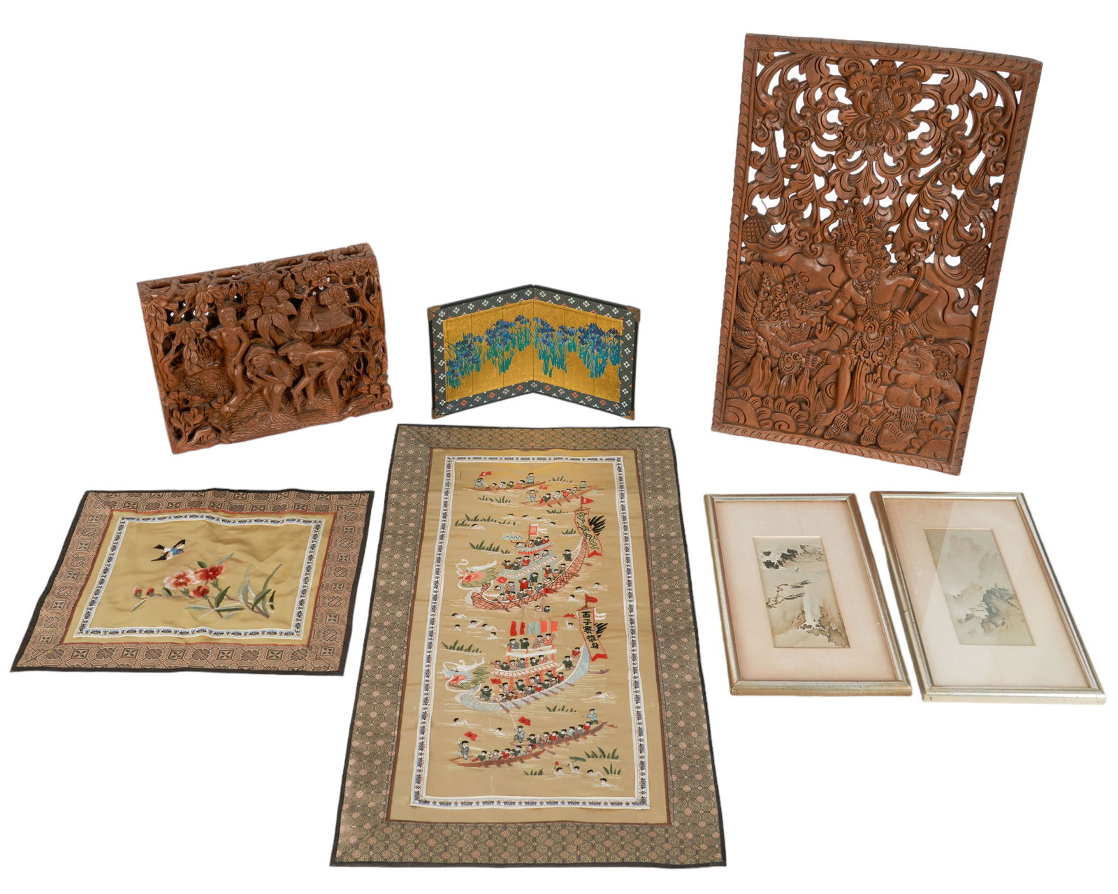 (7) Pcs Asian Art (1 of 7)