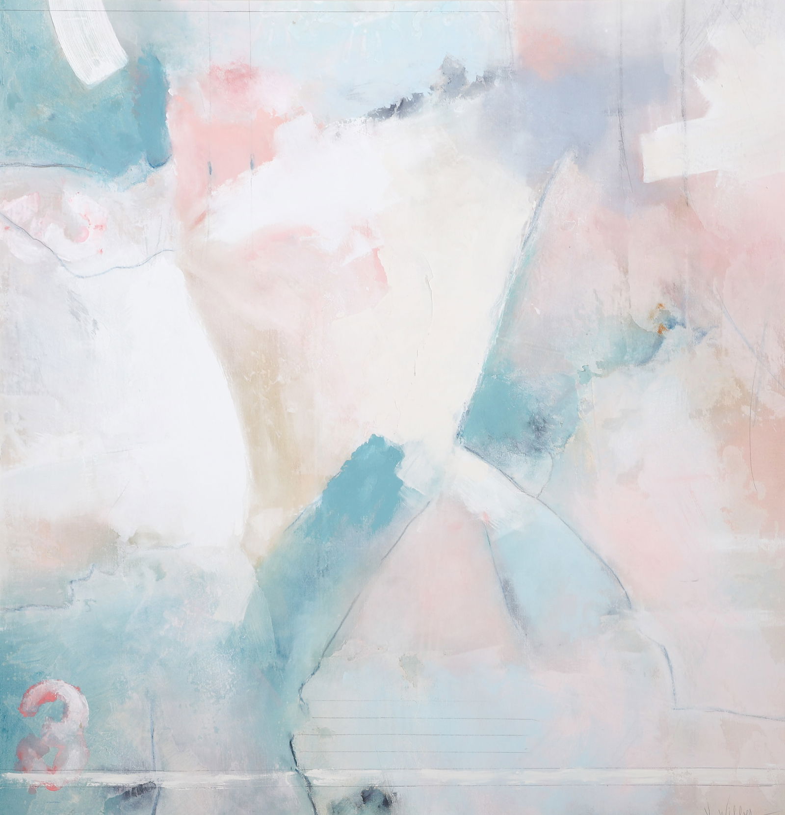 Vicki Wilber Postmodernist Abstract Painting (1 of 11)