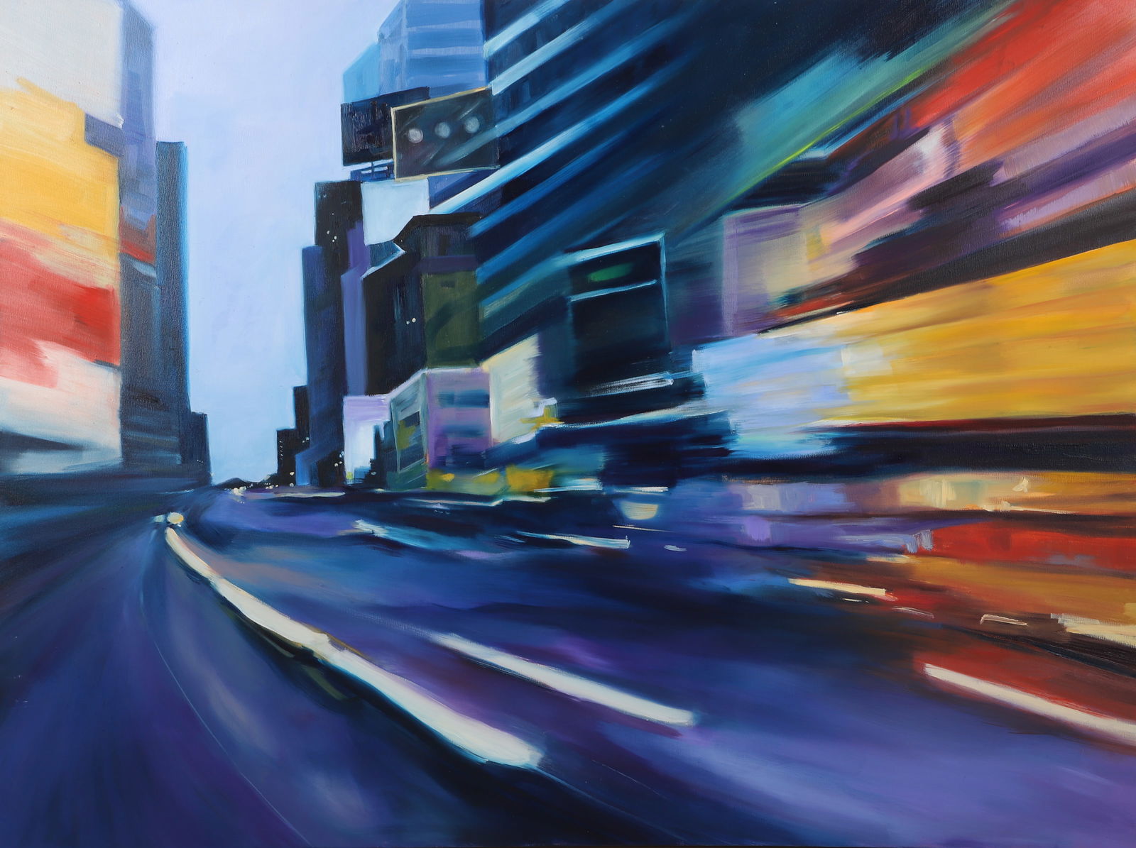 Whitney Babin Modern Streetscape Painting (1 of 3)