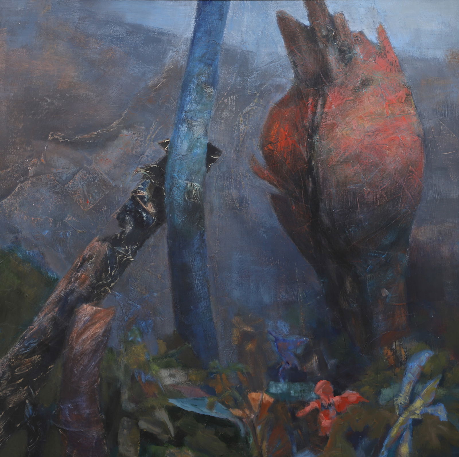 Andrea Packard Abstract Landscape Painting "Amidst" (1 of 5)