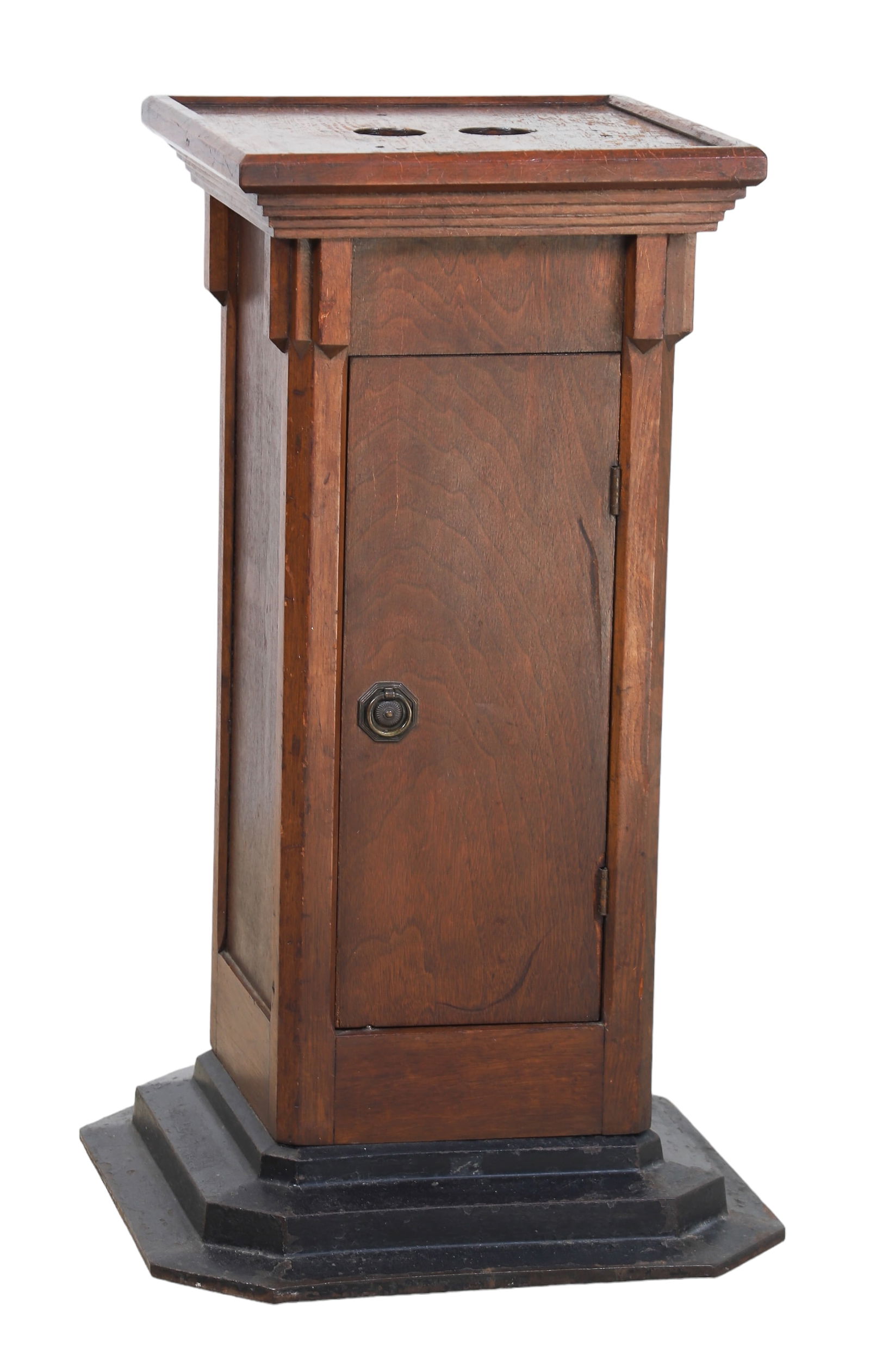 Western Union oak ticker tape base (1 of 7)