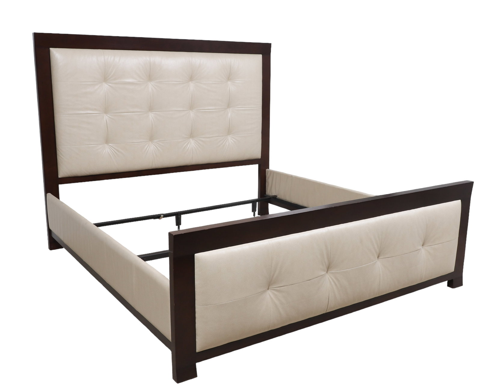 R Jones Contemporary faux ostrich  king size bed (1 of 9)