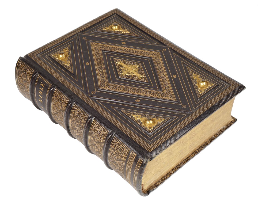 A copy of The Imperial Family Bible (1 of 6)