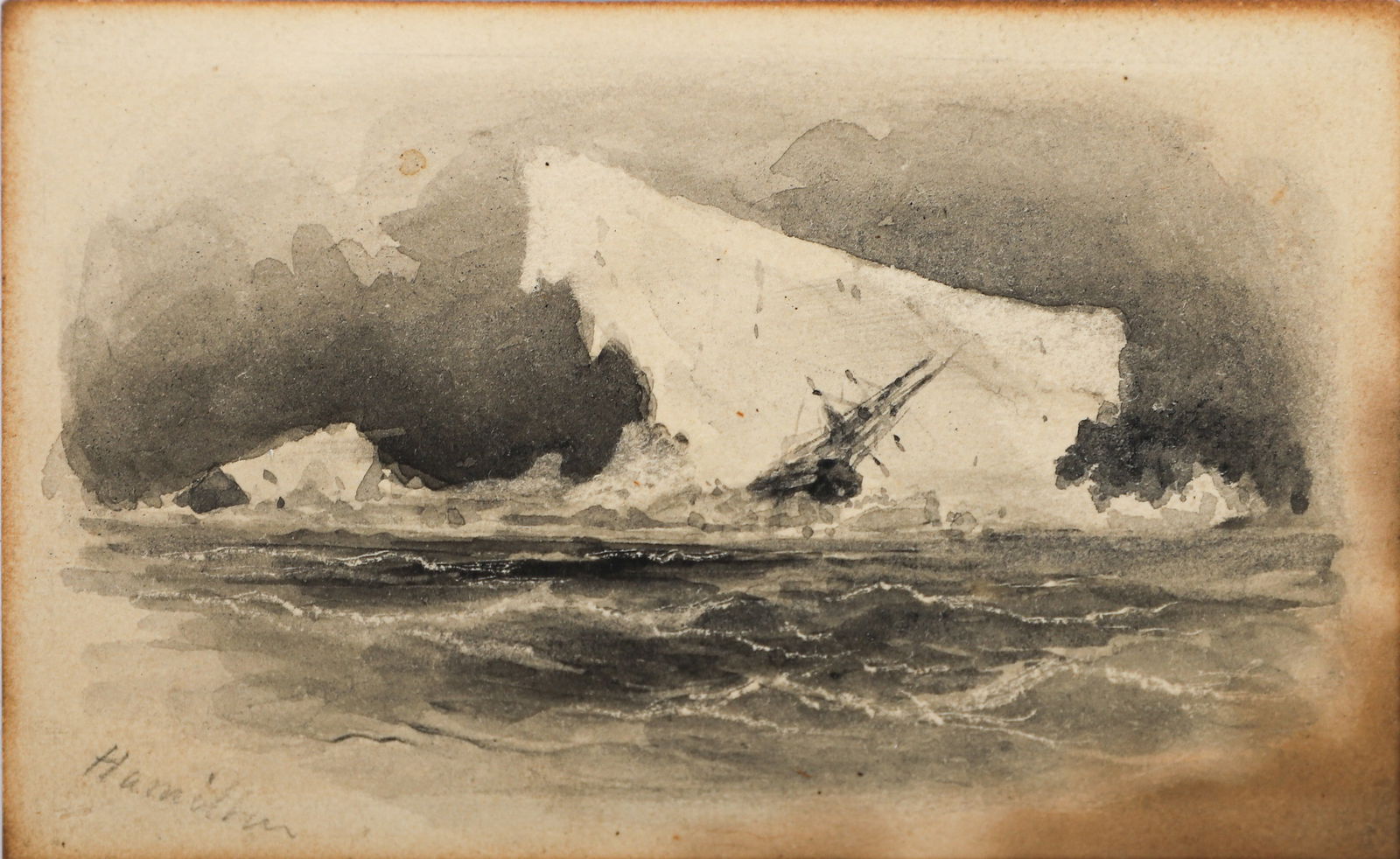 James Hamilton Arctic Explorations Watercolor (1 of 5)