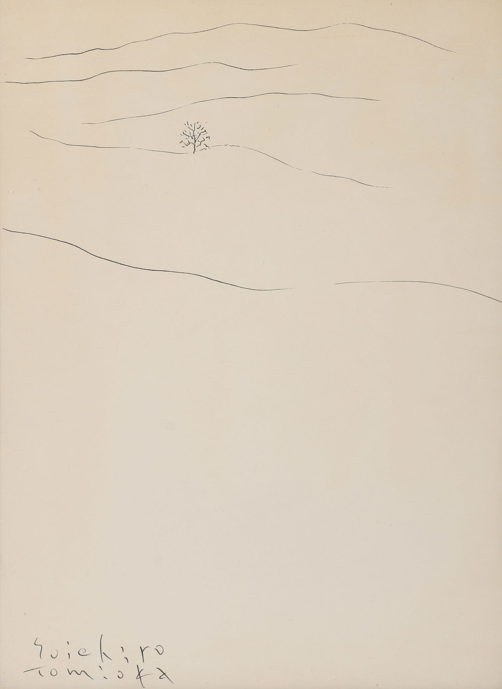 Soichiro Tomioka "Lone Tree Landscape" (1 of 5)