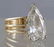 5 1/3 carat pear shaped diamond solitaire ladies ring - 2